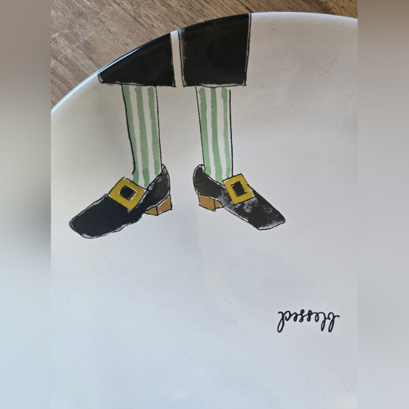 🐓❤️ Rae Dunn “BLESSED” Thanksgiving Platter - Artisan Collection, Large - Picture 6 of 7